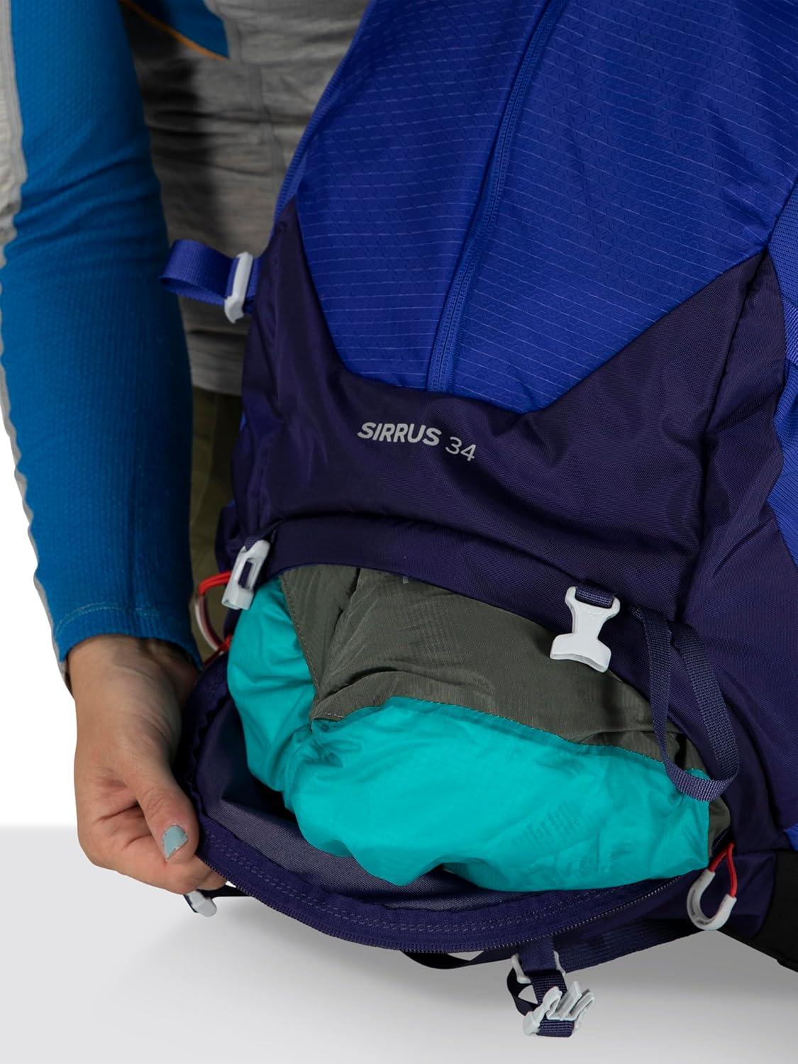 imageOsprey Sirrus 34L Womens Hiking Backpack Elderberry PurpleChiru TanTunnel Vision Grey