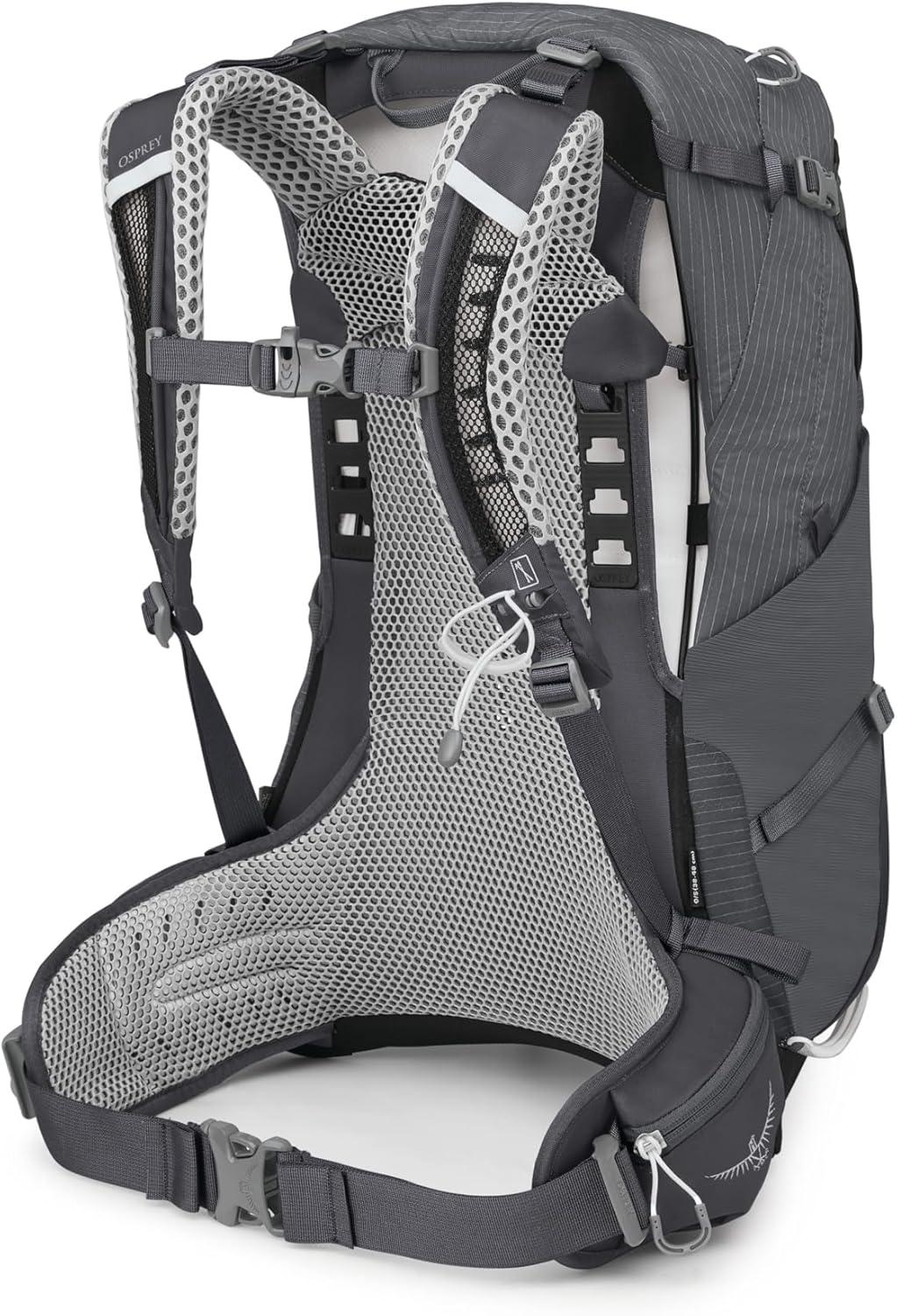 imageOsprey Sirrus 34L Womens Hiking Backpack Elderberry PurpleChiru TanTunnel Vision Grey