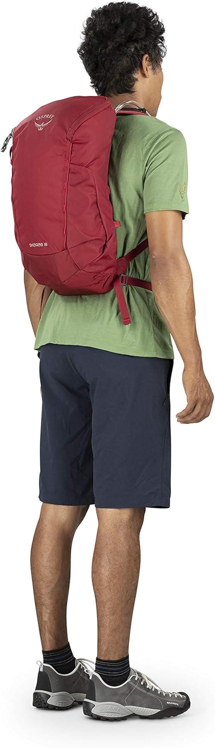 imageOsprey Skarab 18 Mens Hiking Hydration BackpackMystic Red