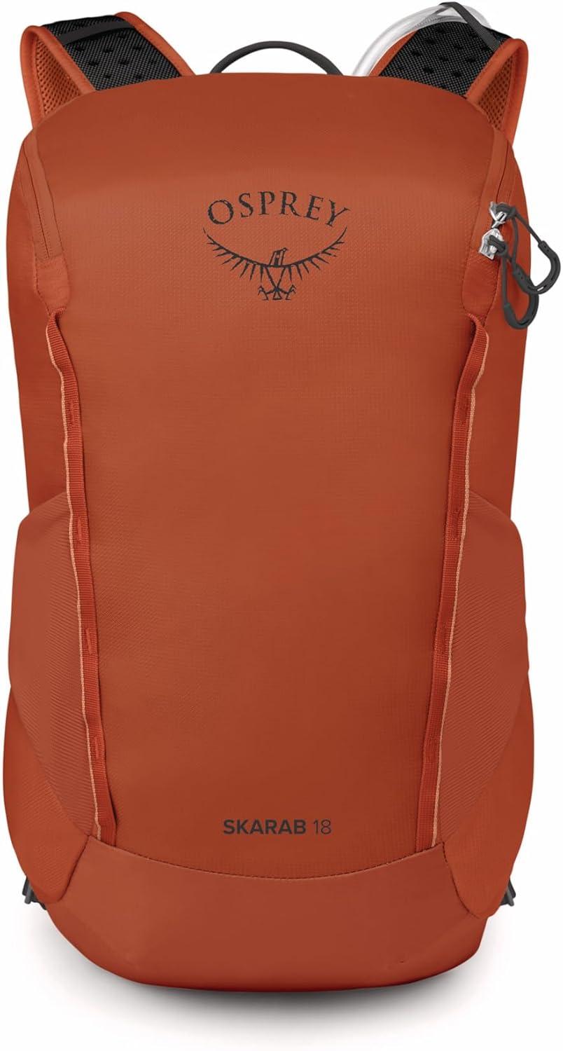 imageOsprey Skarab Mens Hiking Backpack with Hydraulics ReservoirFirestarter Orange