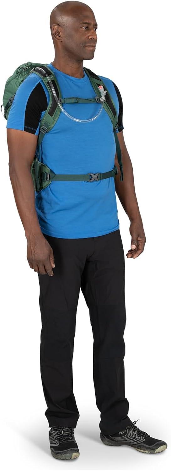 imageOsprey Skarab Mens Hiking Backpack with Hydraulics ReservoirFirestarter Orange