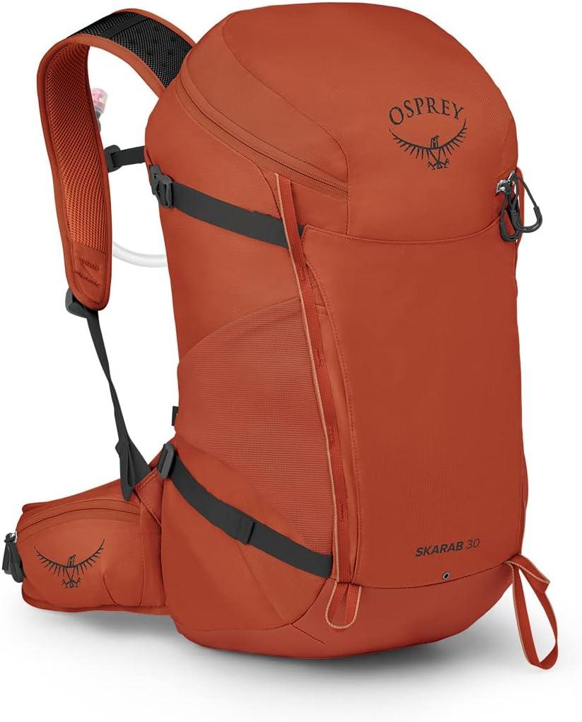 imageOsprey Skarab Mens Hiking Backpack with Hydraulics ReservoirFirestarter Orange