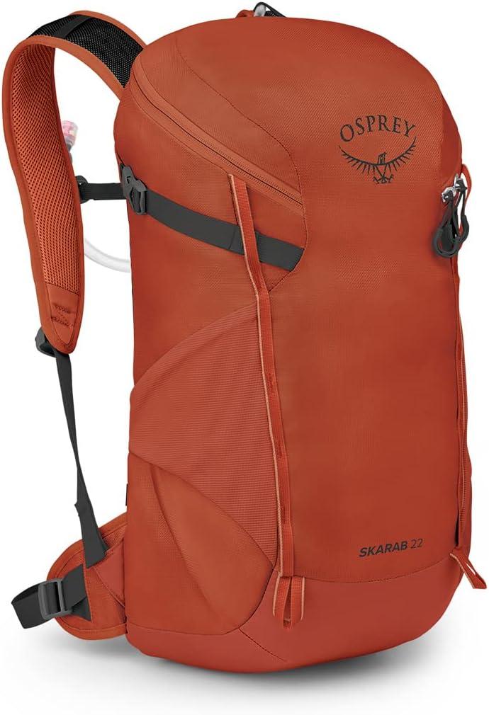imageOsprey Skarab Mens Hiking Backpack with Hydraulics ReservoirFirestarter Orange