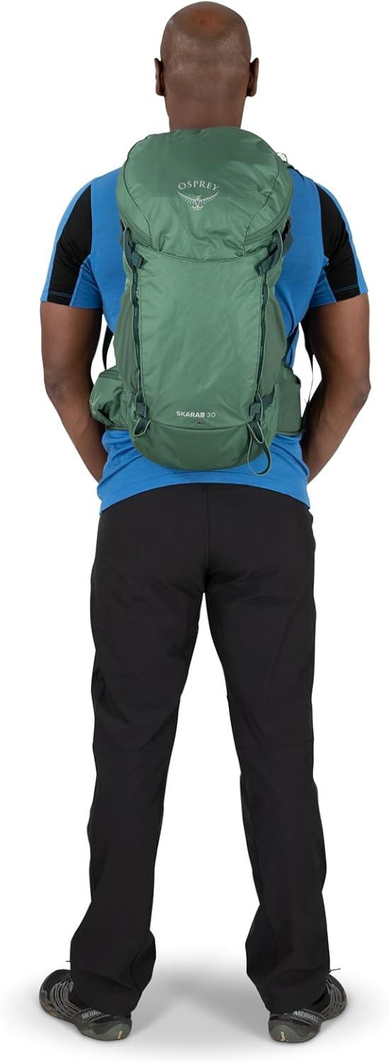 imageOsprey Skarab Mens Hiking Backpack with Hydraulics ReservoirFirestarter Orange