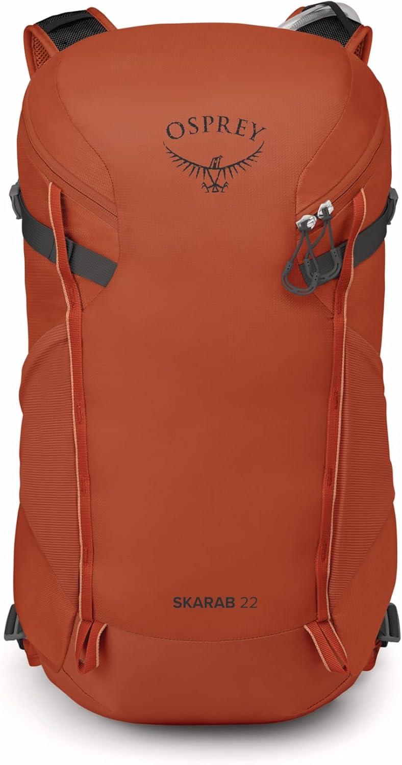 imageOsprey Skarab Mens Hiking Backpack with Hydraulics ReservoirFirestarter Orange