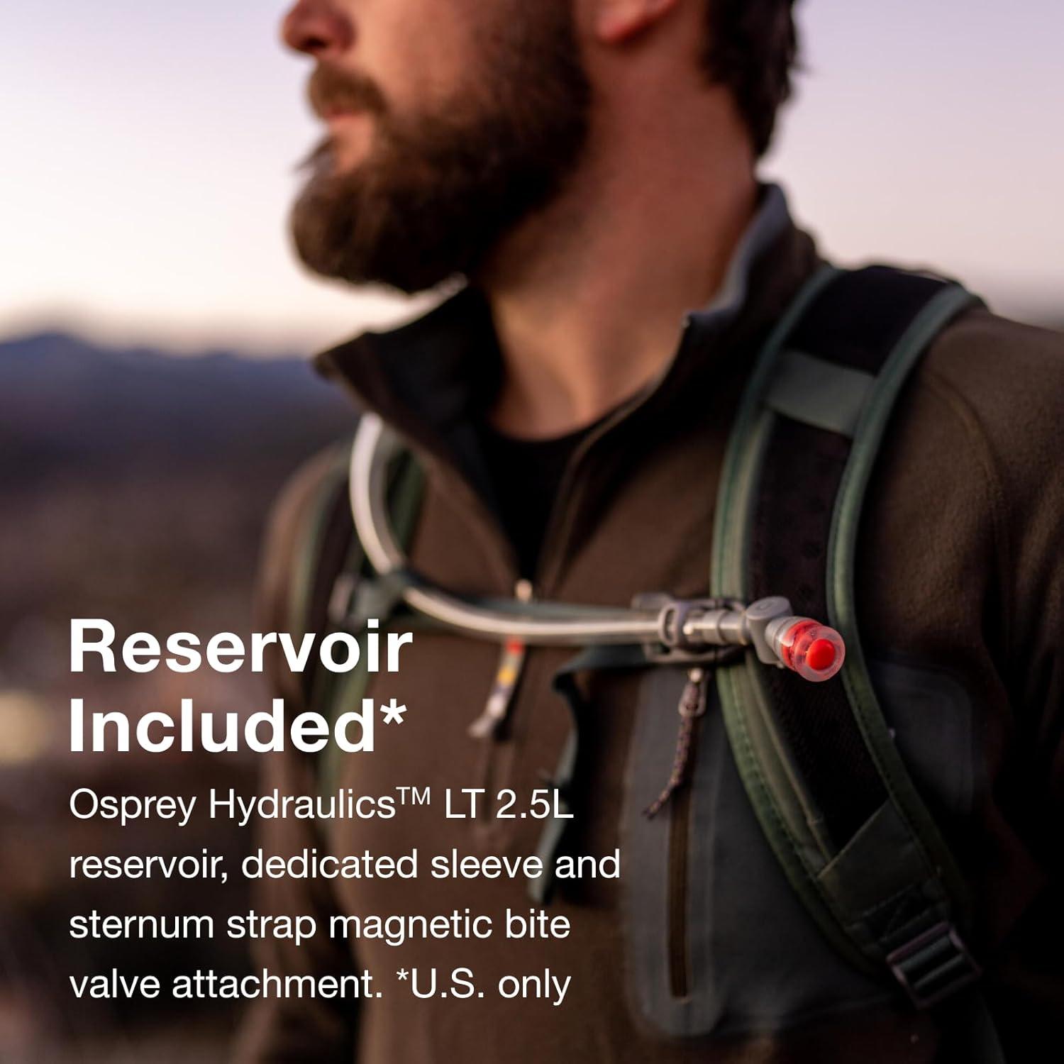 imageOsprey Skarab Mens Hiking Backpack with Hydraulics ReservoirFirestarter Orange