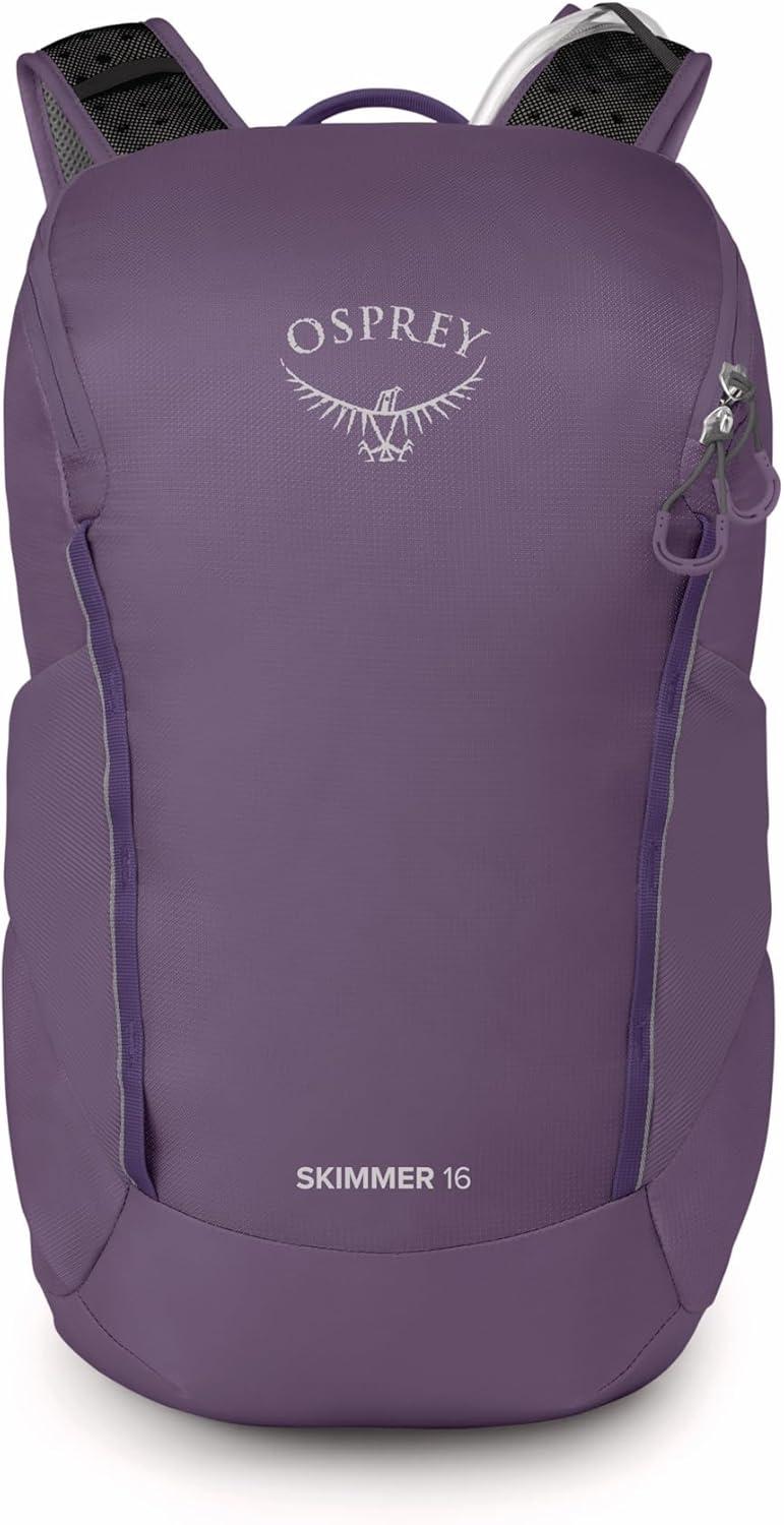 imageOsprey Skimmer 20L Womens Hiking Backpack with Hydraulics Reservoir Coyote BrownPurpurite Purple