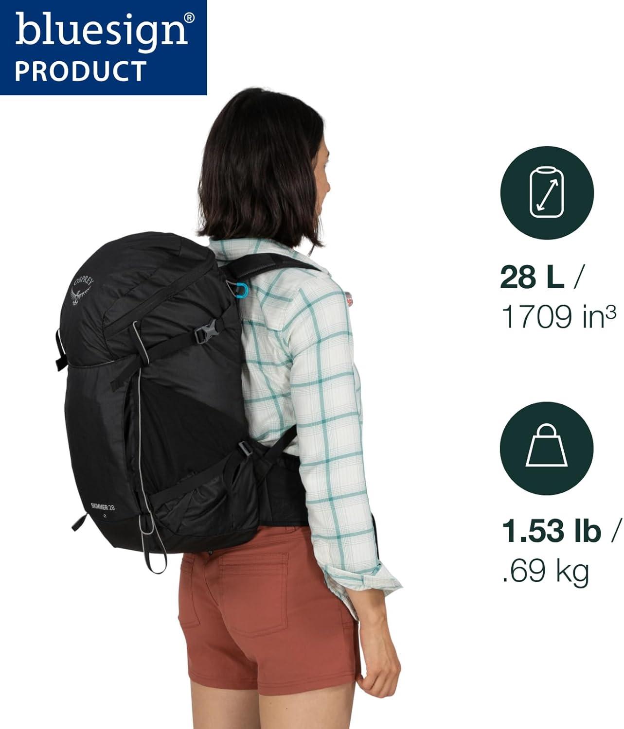 imageOsprey Skimmer 20L Womens Hiking Backpack with Hydraulics Reservoir Coyote BrownPurpurite Purple