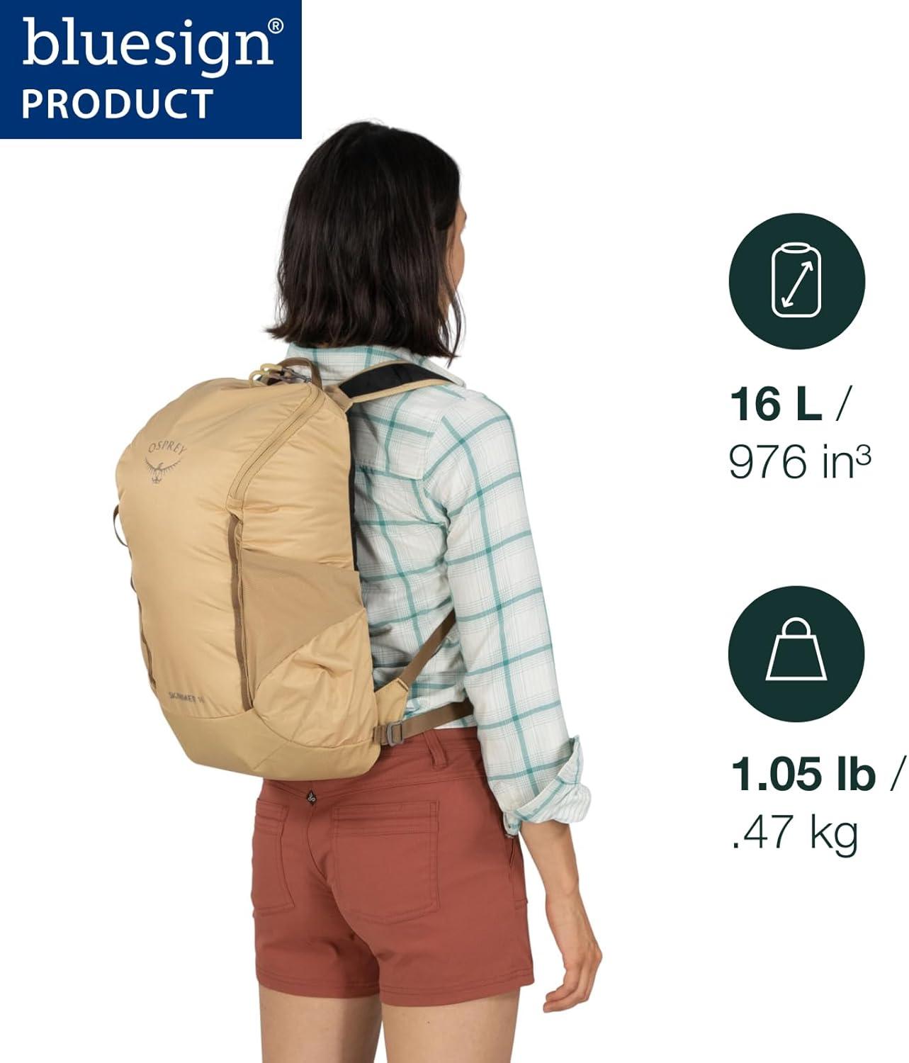 imageOsprey Skimmer 20L Womens Hiking Backpack with Hydraulics Reservoir Coyote BrownPurpurite Purple