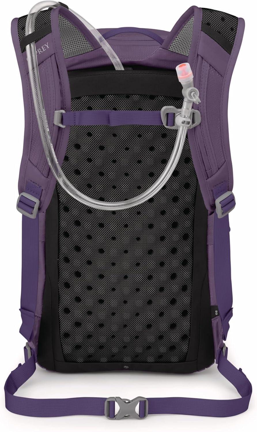 imageOsprey Skimmer 20L Womens Hiking Backpack with Hydraulics Reservoir Coyote BrownPurpurite Purple