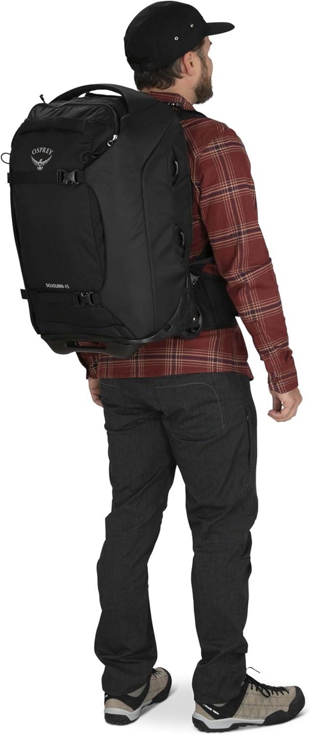 imageOsprey Sojourn 22quot45L Wheeled Travel Backpack with Harness Koseret GreenBlack