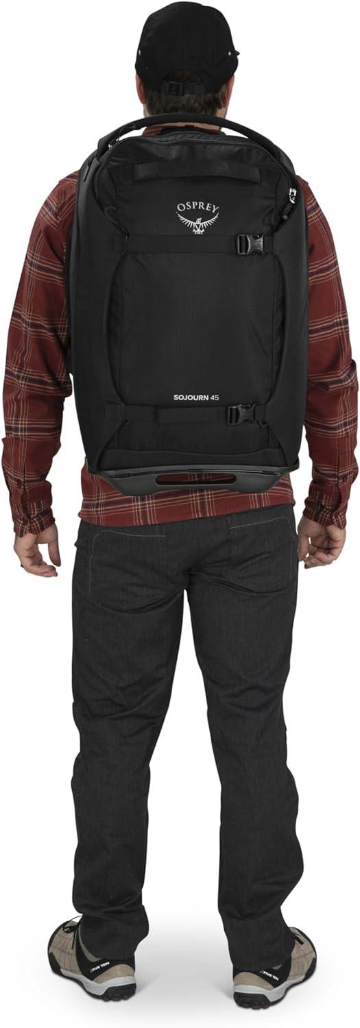 imageOsprey Sojourn 22quot45L Wheeled Travel Backpack with Harness Koseret GreenBlack