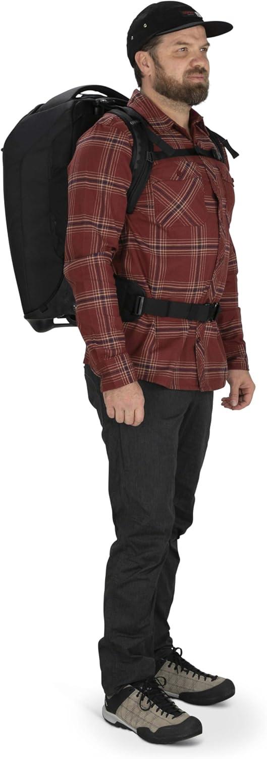 imageOsprey Sojourn 22quot45L Wheeled Travel Backpack with Harness Koseret GreenBlack