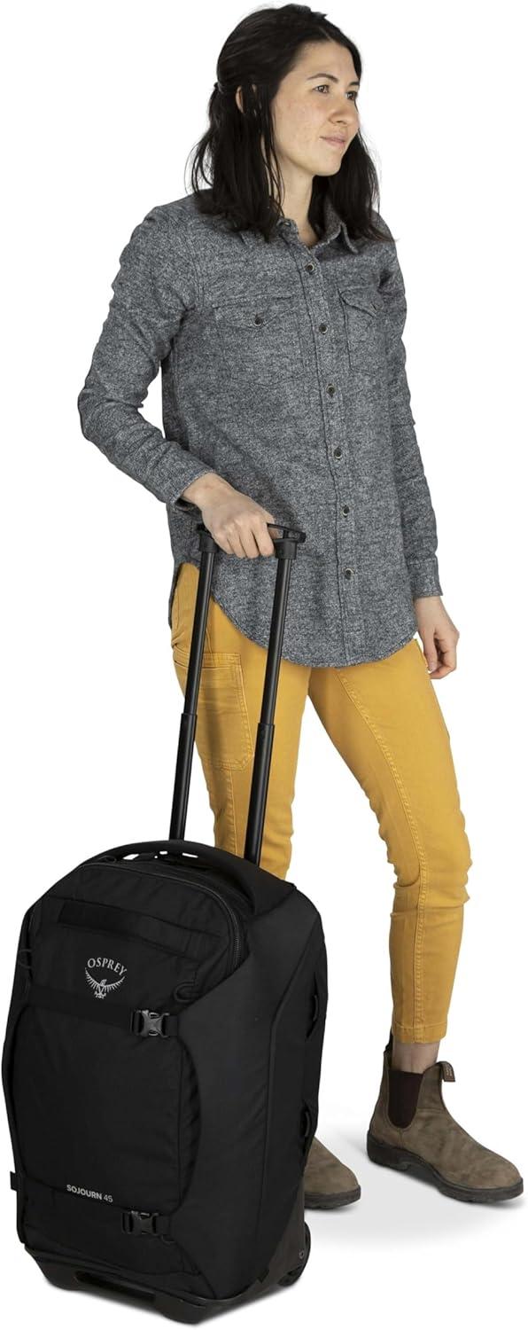 imageOsprey Sojourn 22quot45L Wheeled Travel Backpack with Harness Koseret GreenBlack