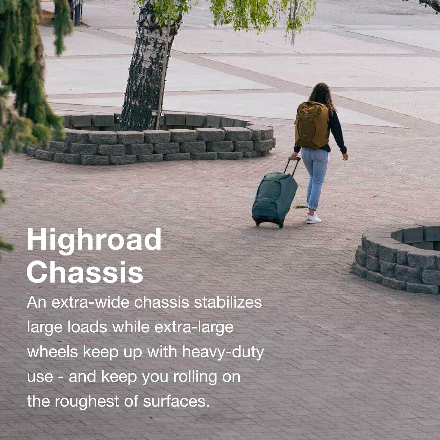 imageOsprey Sojourn Shuttle 22quot45L Wheeled Duffel BagKoseret Green