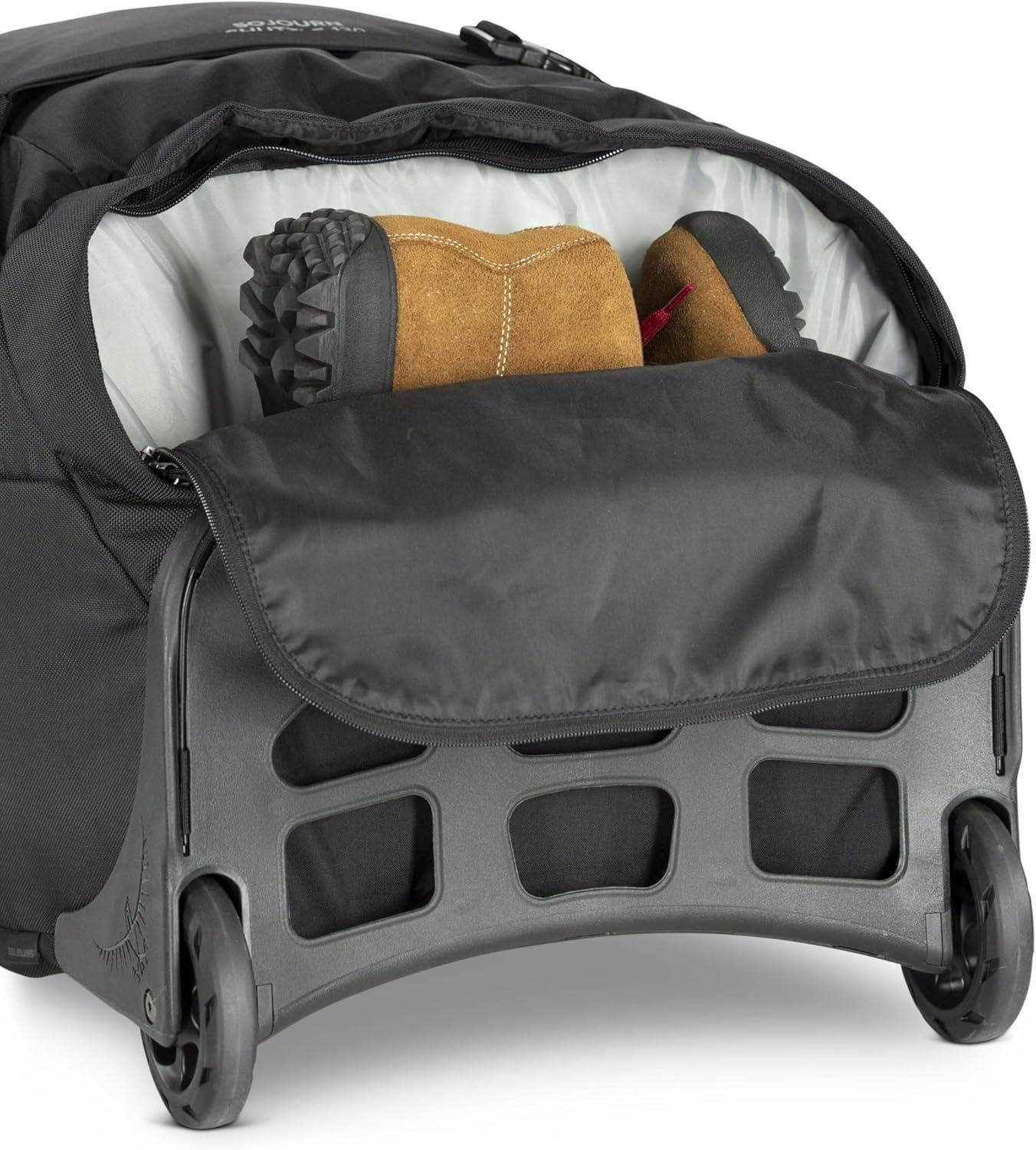 imageOsprey Sojourn Shuttle 36quot130L Wheeled Duffel Luggage Koseret GreenKoseret Green