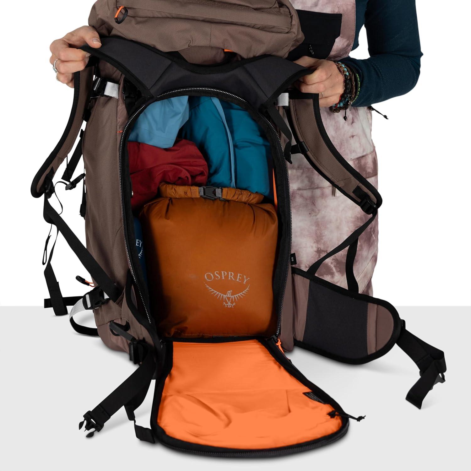 imageOsprey Sopris 32L Ski and Snowboard Backpack Avalanche Gear Carry Lightweight Backcountry Backpack for Women Ski ampamp Snowboard Carry Made with 100 Recycled Nylon Magma BrownMagma Brown