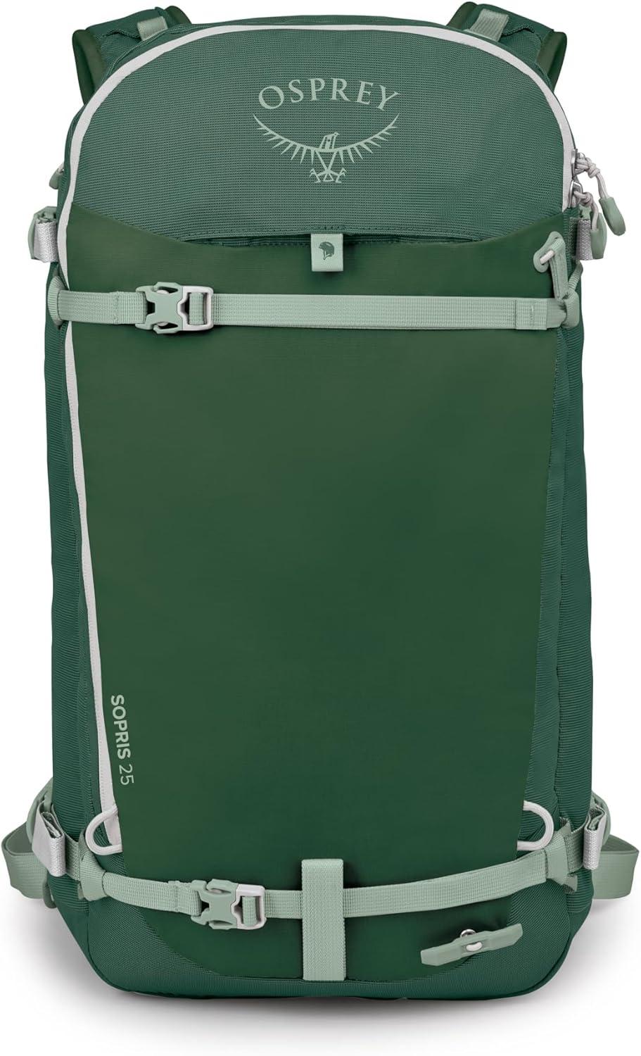 imageOsprey Sopris 32L Ski and Snowboard Backpack Avalanche Gear Carry Lightweight Backcountry Backpack for Women Ski ampamp Snowboard Carry Made with 100 Recycled Nylon Magma BrownTundra Green