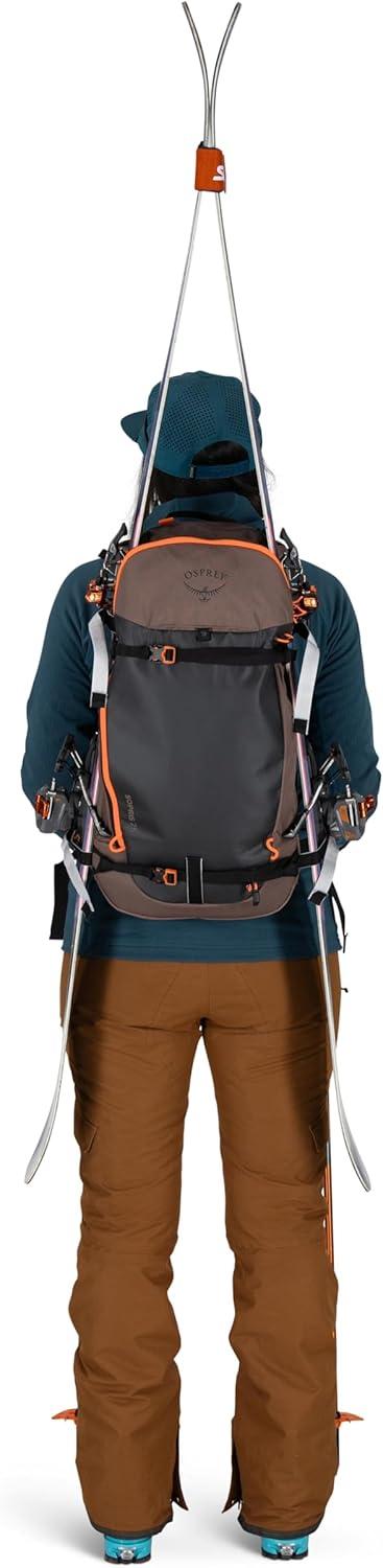 imageOsprey Sopris 32L Ski and Snowboard Backpack Avalanche Gear Carry Lightweight Backcountry Backpack for Women Ski ampamp Snowboard Carry Made with 100 Recycled Nylon Magma BrownMagma Brown