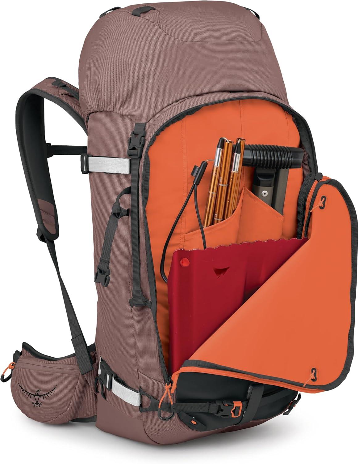 imageOsprey Sopris 32L Ski and Snowboard Backpack Avalanche Gear Carry Lightweight Backcountry Backpack for Women Ski ampamp Snowboard Carry Made with 100 Recycled Nylon Magma BrownMagma Brown