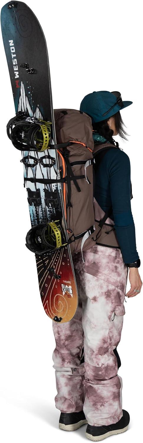 imageOsprey Sopris 32L Ski and Snowboard Backpack Avalanche Gear Carry Lightweight Backcountry Backpack for Women Ski ampamp Snowboard Carry Made with 100 Recycled Nylon Magma BrownMagma Brown