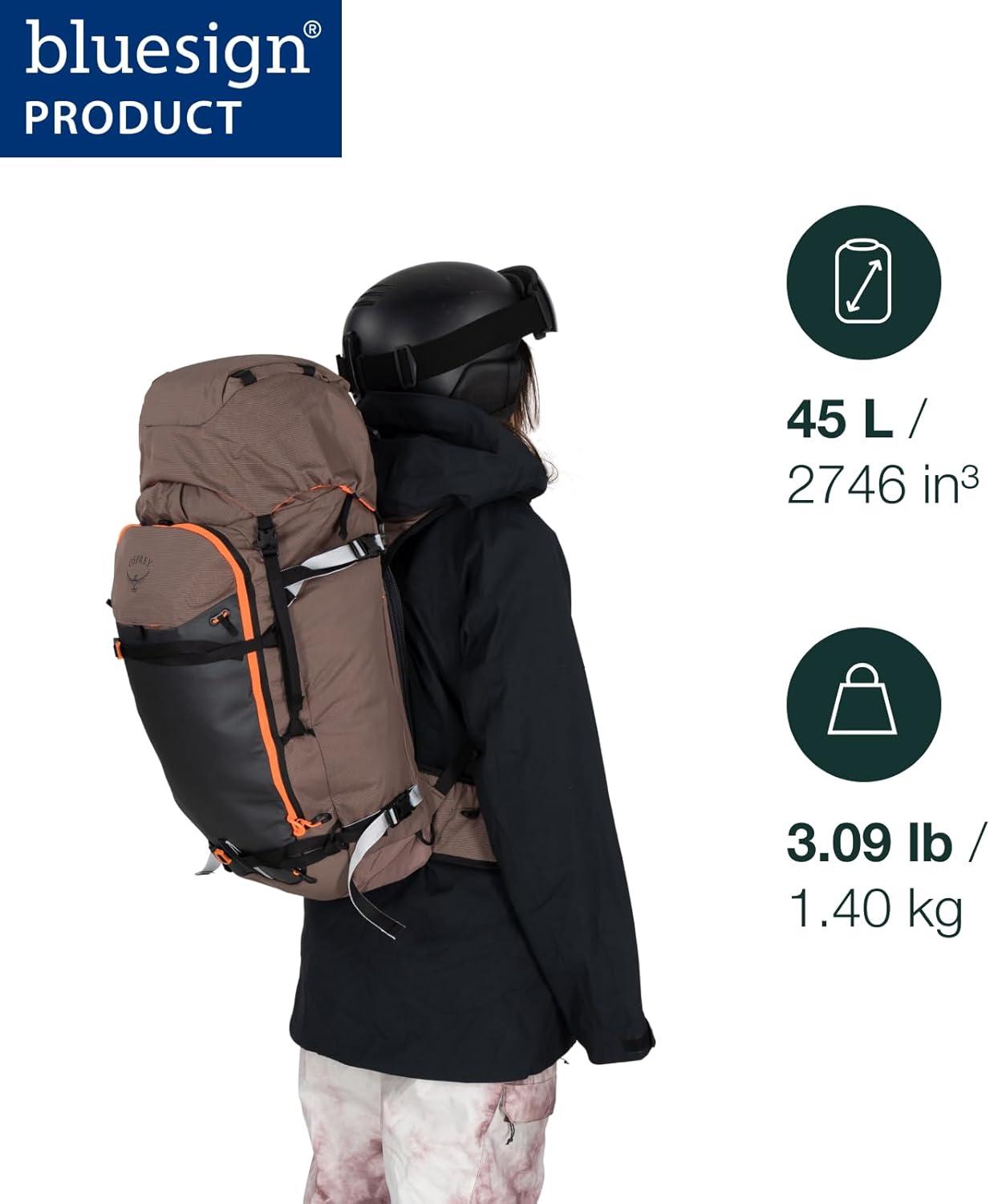 imageOsprey Sopris 32L Ski and Snowboard Backpack Avalanche Gear Carry Lightweight Backcountry Backpack for Women Ski ampamp Snowboard Carry Made with 100 Recycled Nylon Magma BrownMagma Brown