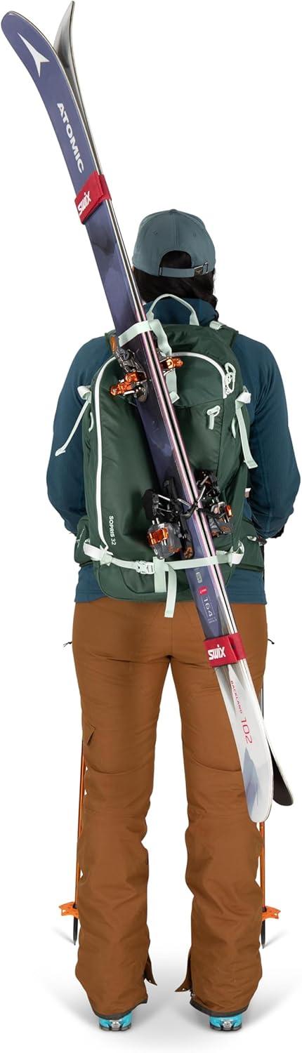 imageOsprey Sopris 32L Ski and Snowboard Backpack Avalanche Gear Carry Lightweight Backcountry Backpack for Women Ski ampamp Snowboard Carry Made with 100 Recycled Nylon Magma BrownMagma Brown
