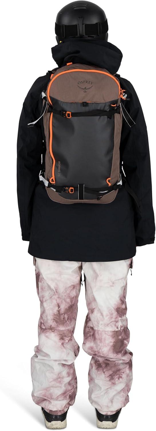 imageOsprey Sopris 32L Ski and Snowboard Backpack Avalanche Gear Carry Lightweight Backcountry Backpack for Women Ski ampamp Snowboard Carry Made with 100 Recycled Nylon Magma BrownMagma Brown