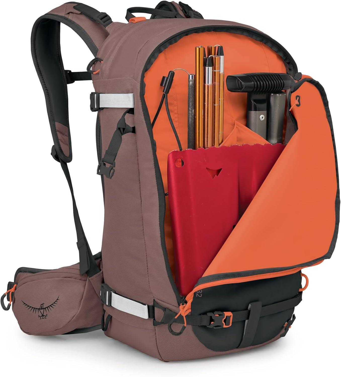 imageOsprey Sopris 32L Ski and Snowboard Backpack Avalanche Gear Carry Lightweight Backcountry Backpack for Women Ski ampamp Snowboard Carry Made with 100 Recycled Nylon Magma BrownMagma Brown