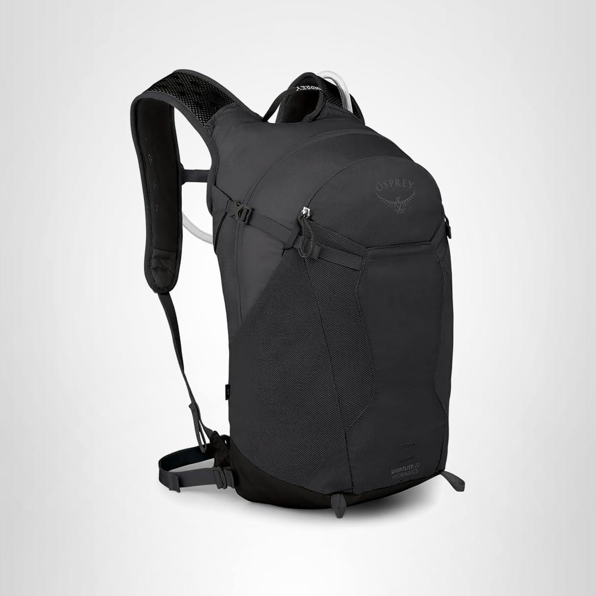 imageOsprey Sportlite 15L Lightweight Hiking Backpack with Hydraulics Reservoir for Men and Women Dark Charcoal GreyDark Charcoal Grey