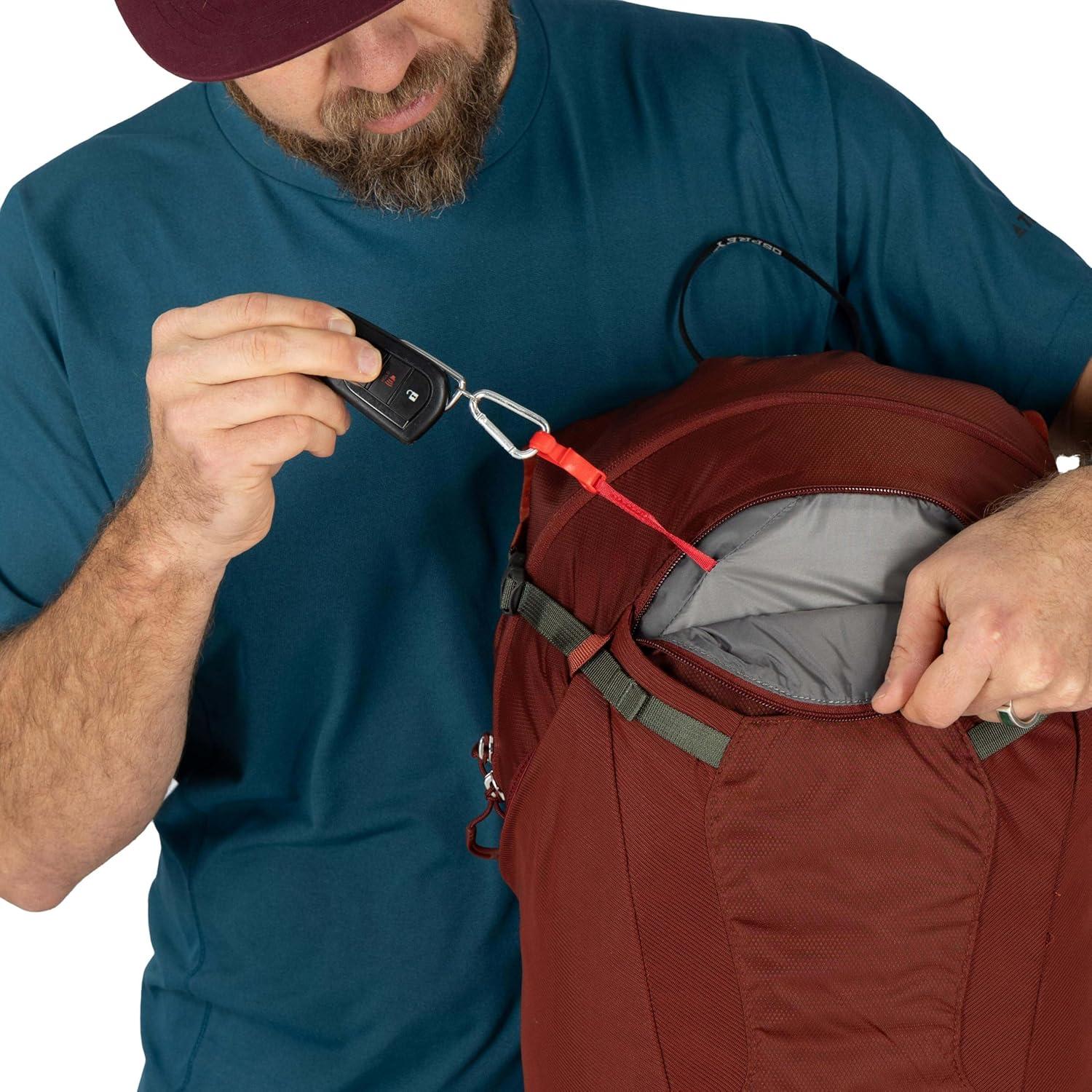 imageOsprey Sportlite 15L Lightweight Hiking Backpack with Hydraulics Reservoir for Men and Women Dark Charcoal GreyDark Charcoal Grey