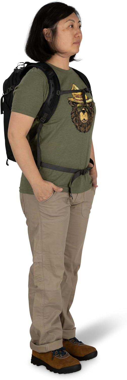 imageOsprey Sportlite 15L Lightweight Hiking Backpack with Hydraulics Reservoir for Men and Women Dark Charcoal GreyDark Charcoal Grey