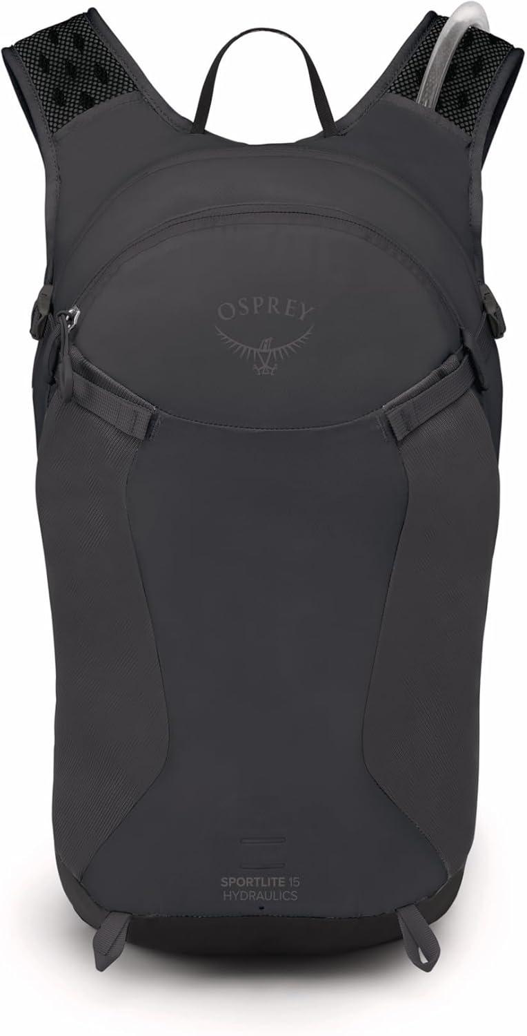imageOsprey Sportlite 15L Lightweight Hiking Backpack with Hydraulics Reservoir for Men and Women Dark Charcoal GreyDark Charcoal Grey