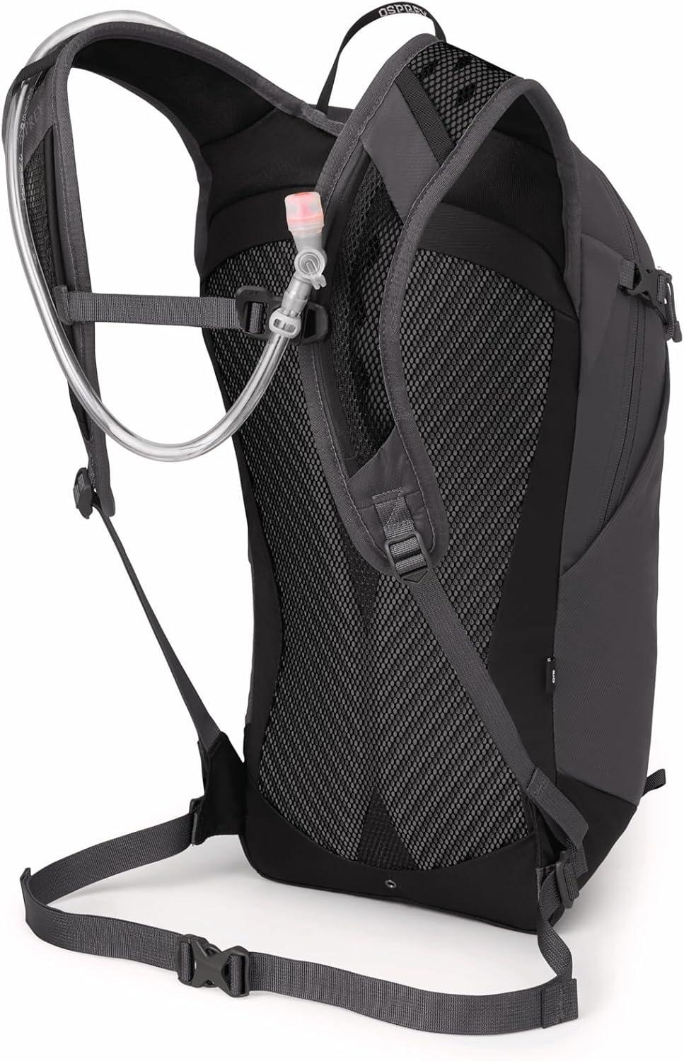 imageOsprey Sportlite 15L Lightweight Hiking Backpack with Hydraulics Reservoir for Men and Women Dark Charcoal GreyDark Charcoal Grey