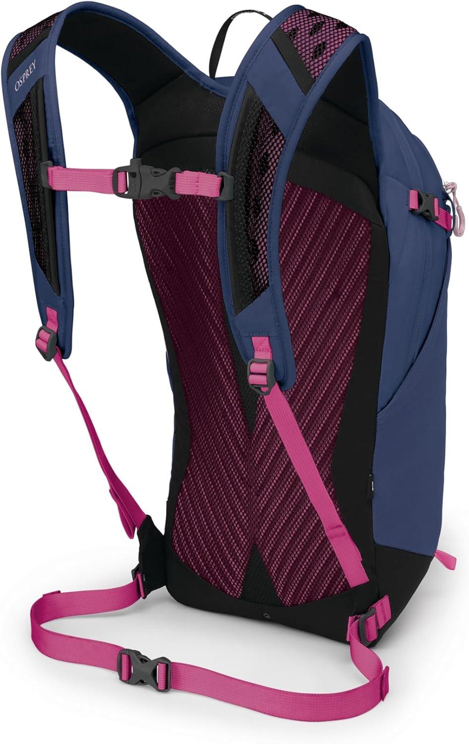 imageOsprey Sportlite 20L Unisex Hiking Backpack Pine Leaf GreenAlkalineHotspot Pink