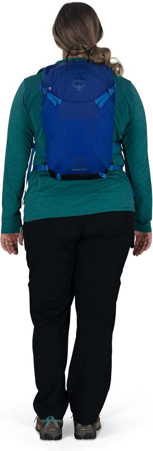 imageOsprey Sportlite 20L Unisex Hiking Backpack Pine Leaf GreenAlkalineHotspot Pink