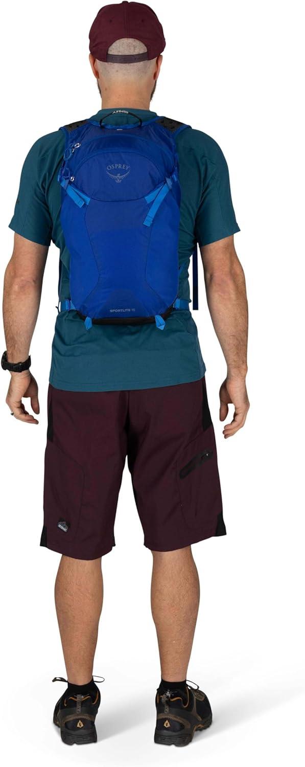 imageOsprey Sportlite 20L Unisex Hiking Backpack Pine Leaf GreenAlkalineHotspot Pink