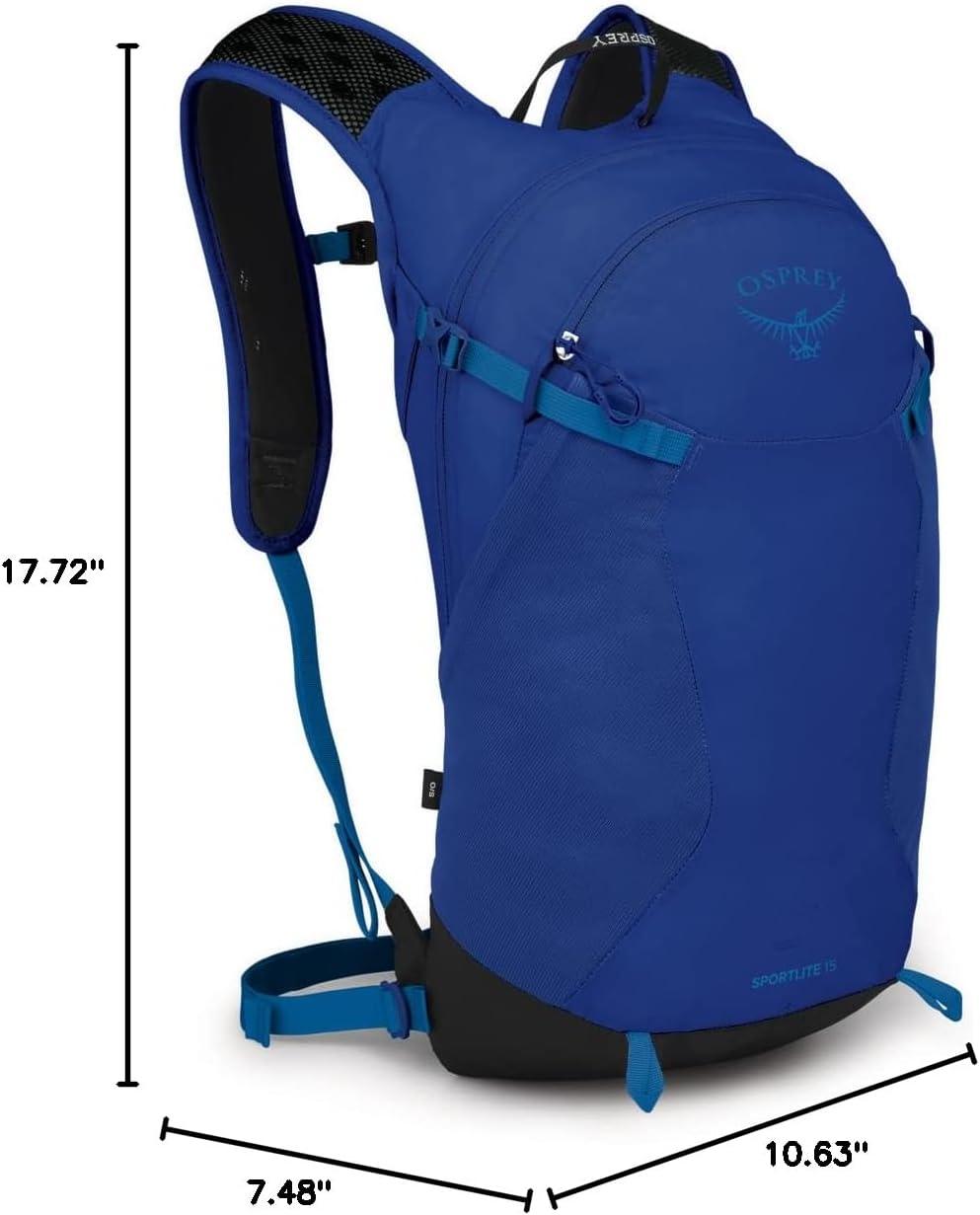 imageOsprey Sportlite 20L Unisex Hiking Backpack Pine Leaf GreenBlue Sky