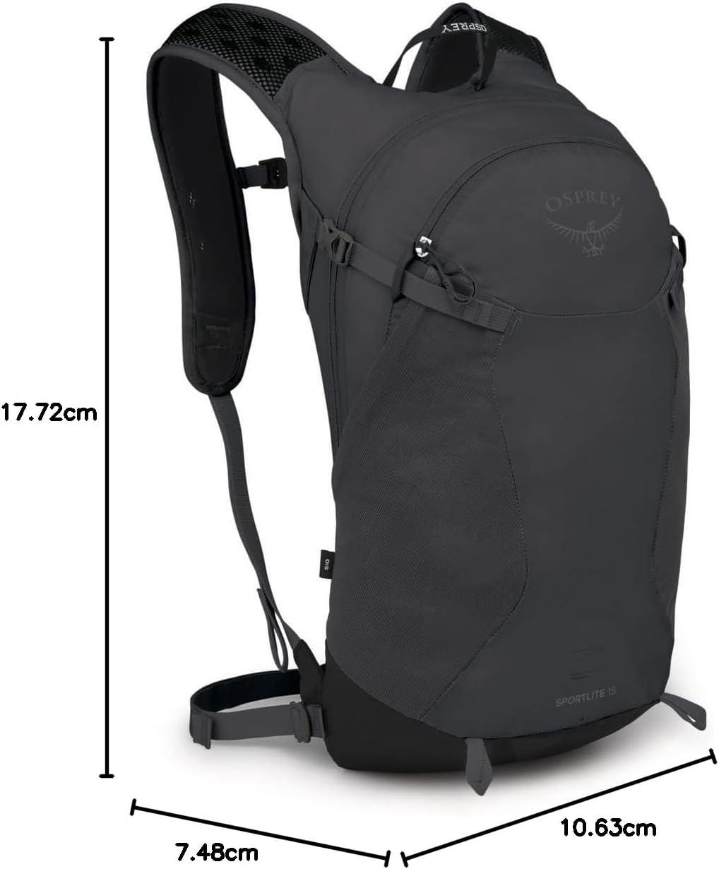 imageOsprey Sportlite 20L Unisex Hiking Backpack Pine Leaf GreenDark Charcoal Grey