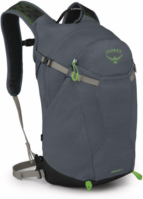 imageOsprey Sportlite 20L Unisex Hiking Backpack Pine Leaf GreenTungstenGrey Wolf