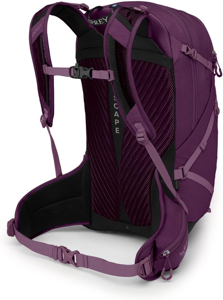 imageOsprey Sportlite 25L Lightweight Hiking Backpack for Men and Women Dark Charcoal Grey MLAubergine Purple