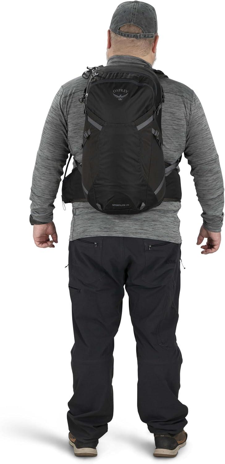 imageOsprey Sportlite 25L Lightweight Hiking Backpack for Men and Women Dark Charcoal Grey MLDark Charcoal Grey