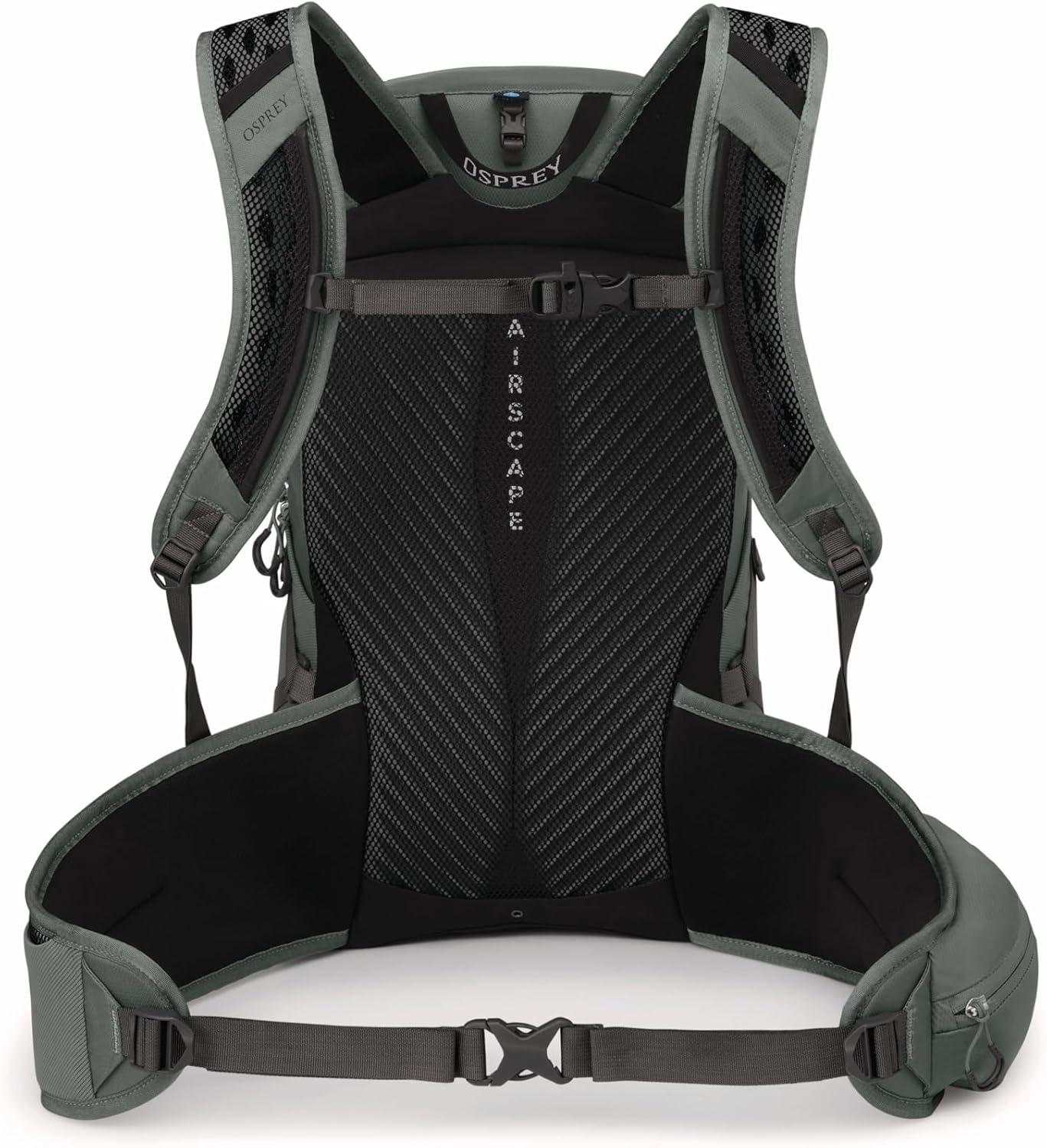 imageOsprey Sportlite 25L Lightweight Hiking Backpack for Men and Women Dark Charcoal Grey MLPine Leaf Green