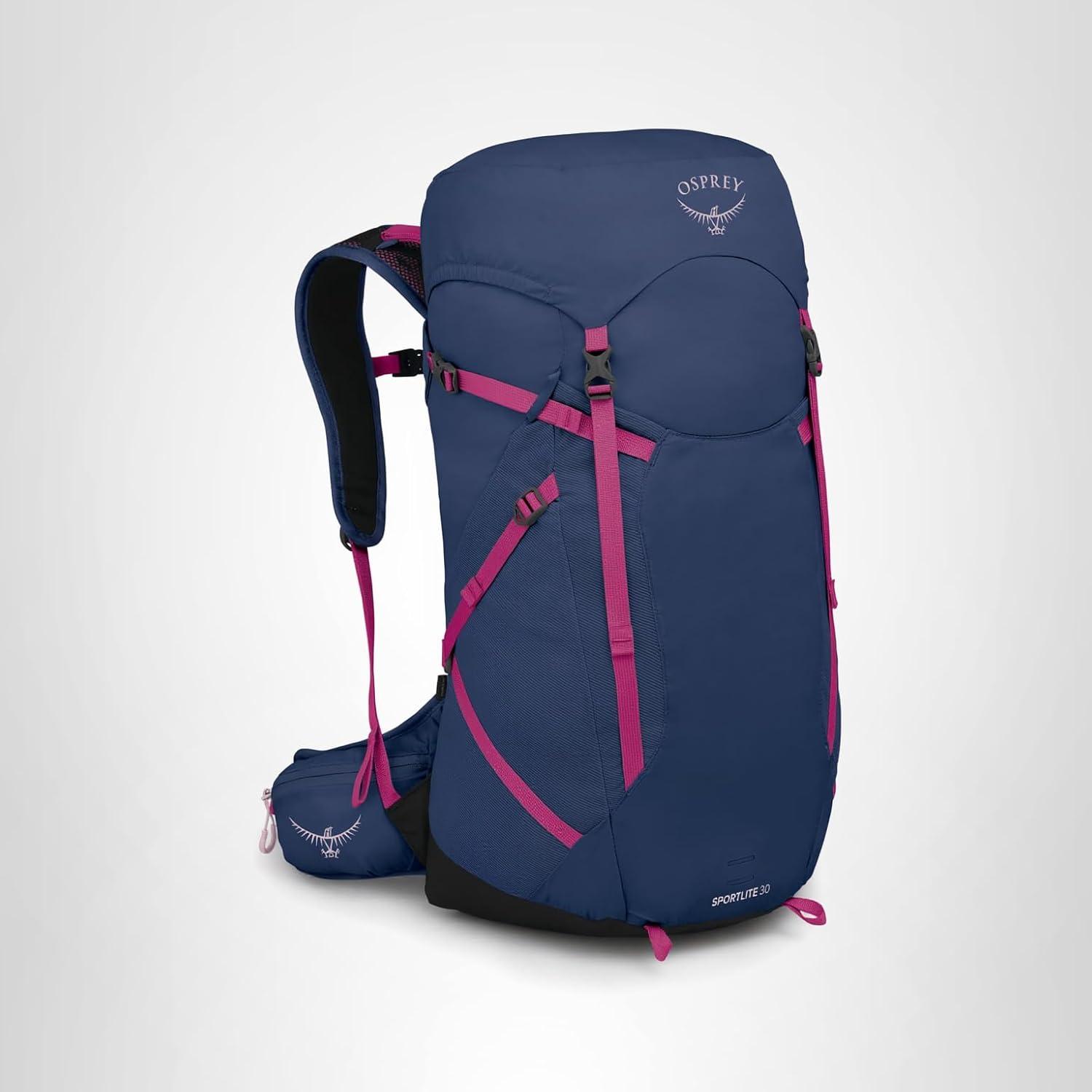imageOsprey Sportlite 30L Lightweight Hiking Backpack for Men and Women AlkalineHotspot Pink SMAlkalineHotspot Pink