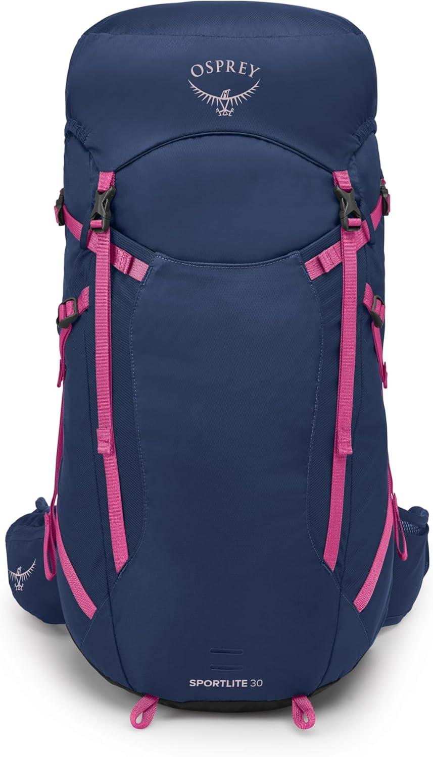 imageOsprey Sportlite 30L Lightweight Hiking Backpack for Men and Women AlkalineHotspot Pink SMAlkalineHotspot Pink