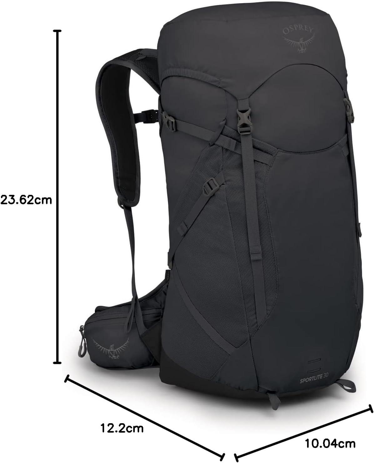 imageOsprey Sportlite 30L Lightweight Hiking Backpack for Men and Women AlkalineHotspot Pink SMDark Charcoal Grey