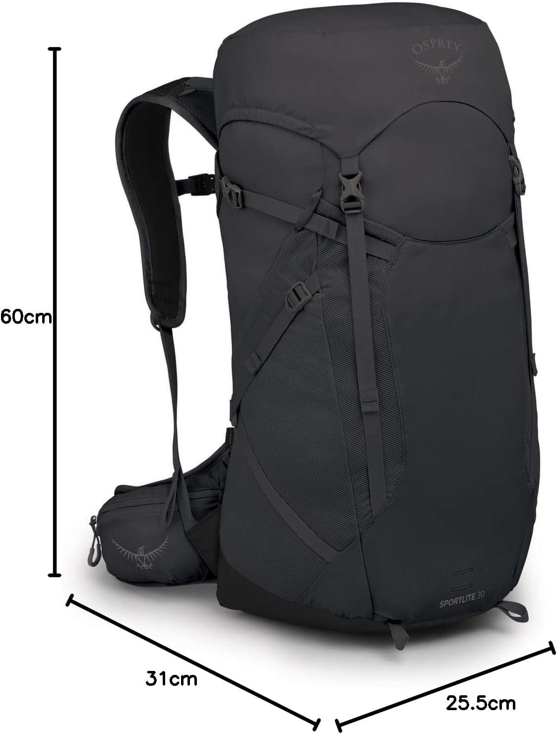 imageOsprey Sportlite 30L Lightweight Hiking Backpack for Men and Women AlkalineHotspot Pink SMDark Charcoal Grey