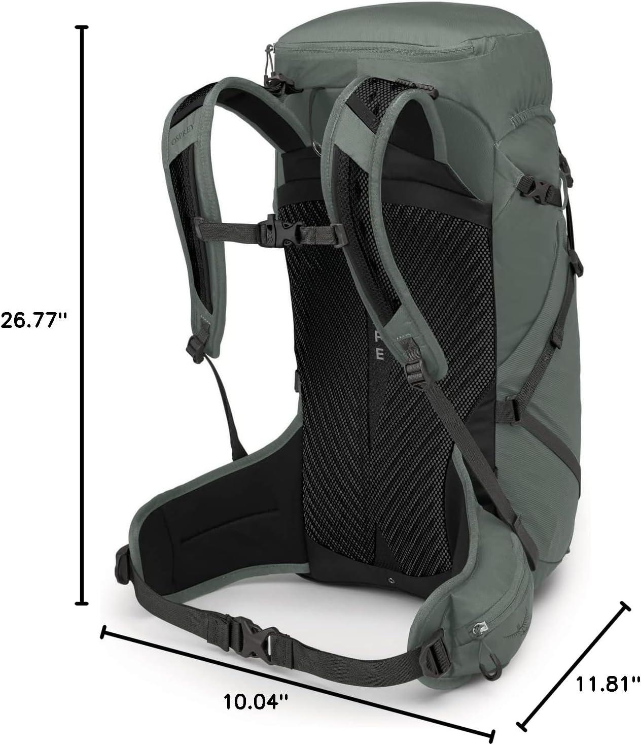 imageOsprey Sportlite 30L Lightweight Hiking Backpack for Men and Women AlkalineHotspot Pink SMPine Leaf Green