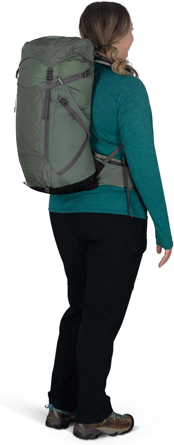 imageOsprey Sportlite 30L Lightweight Hiking Backpack for Men and Women AlkalineHotspot Pink SMTungstenGrey Wolf