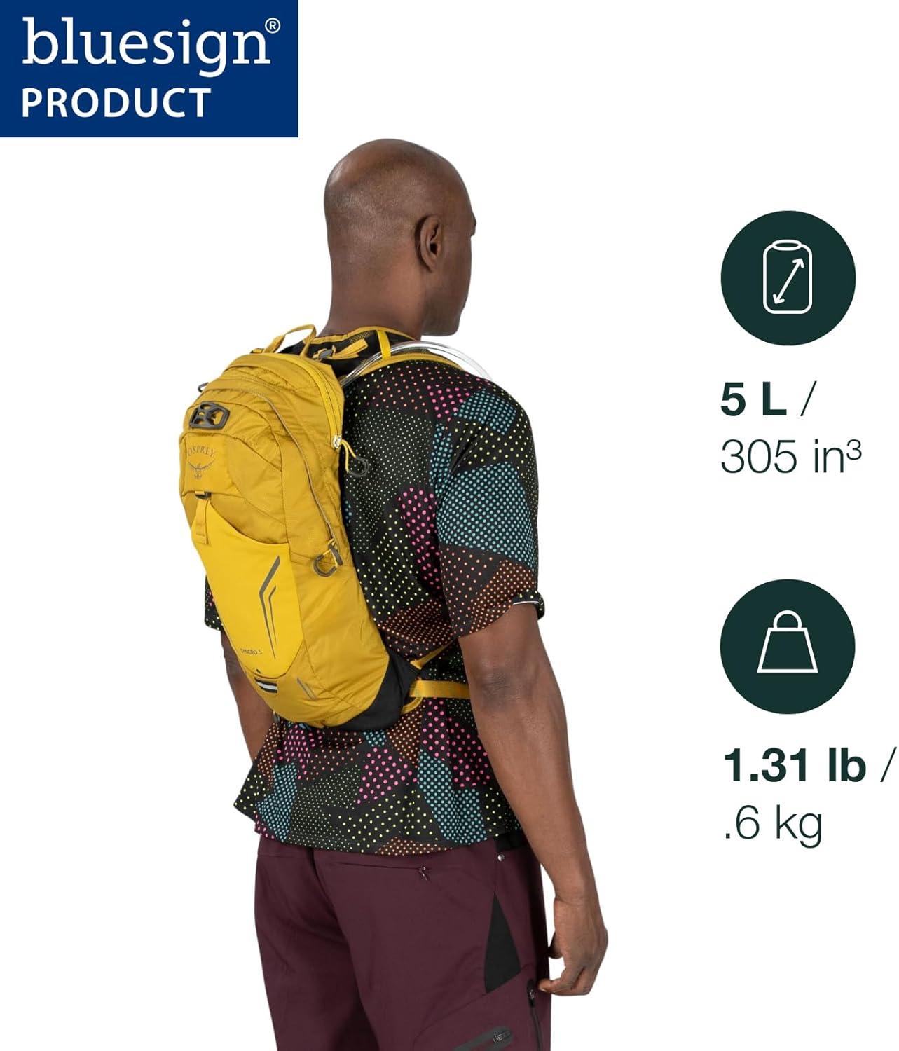 imageOsprey Syncro 20L Mens Hiking Backpack with Hydraulics Reservoir Primavera YellowBlack